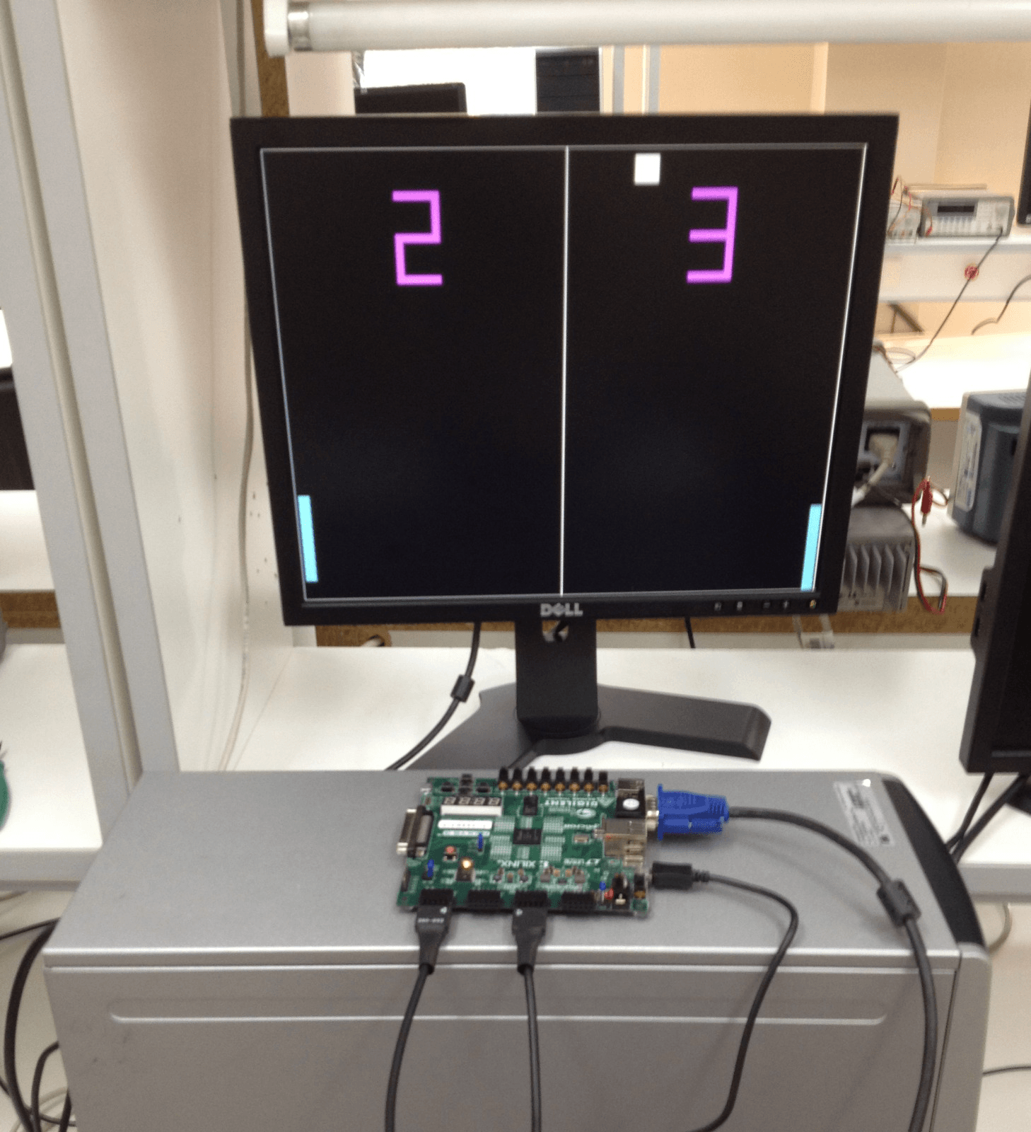 Ping Pong Game with VHDL and FPGA